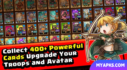Crazy Tower Defence Story: jogo de defesa de torre com cartas