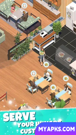 História do restaurante: Decoração e cozinha