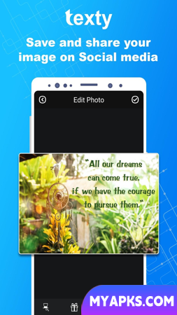 Texty - Editor de texto em fotos