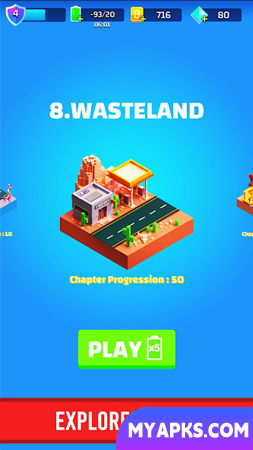 Desafio de tiro em Voxel RPG