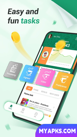 Fast Wallet - Ganhe dinheiro e jogos
