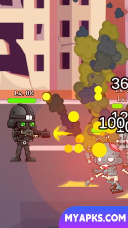 Idle Zombie Survival: Guerra de RPG