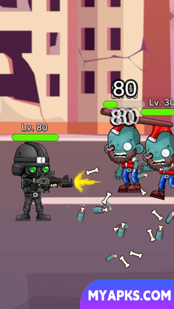 Idle Zombie Survival: Guerra de RPG