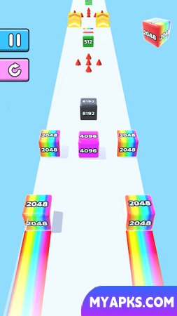 Jelly Run 2048