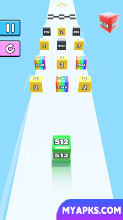 Jelly Run 2048