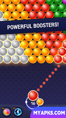 Jogo de tiro com bolhas