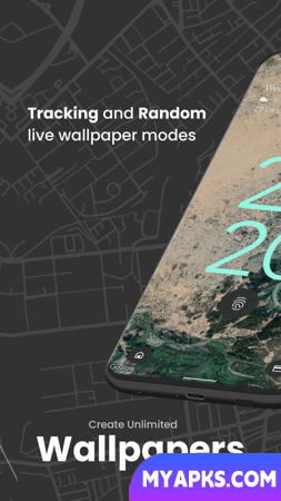 Cartogram - Papel de parede de mapa ao vivo