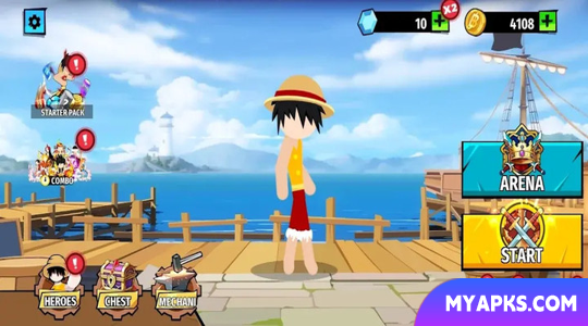 Stickman Pirates Fighting