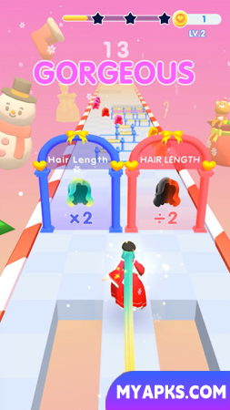 Dancing Hair - Music Race 3D