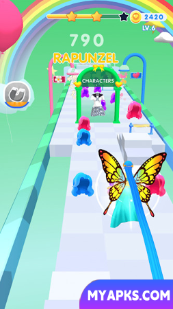 Dancing Hair - Music Race 3D