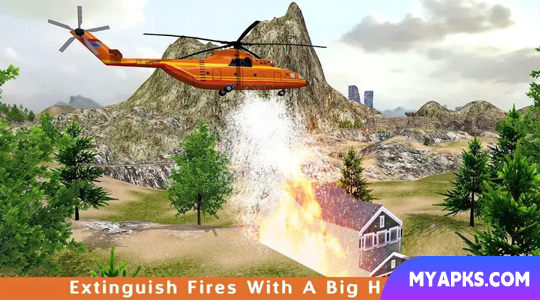 Helicópteros de combate a incêndios