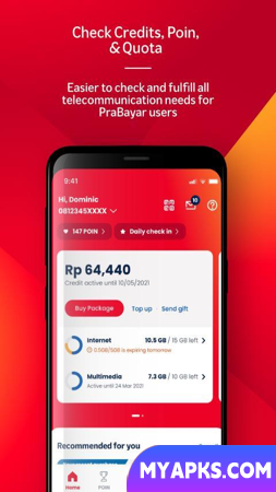 MyTelkomsel - Beli Pulsa/Paket