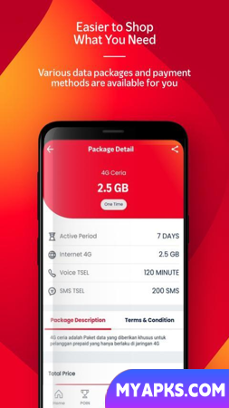 MyTelkomsel - Beli Pulsa/Paket