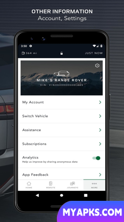 Controle remoto Land Rover