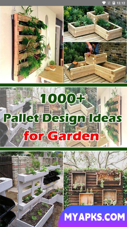 Mais de 1000 ideias de design de paletes para jardins