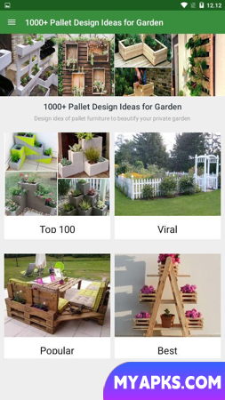 Mais de 1000 ideias de design de paletes para jardins