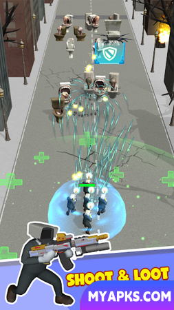 Toilet Monster: Run Shooter
