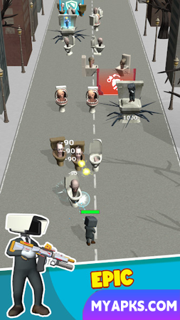 Toilet Monster: Run Shooter