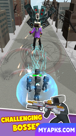 Toilet Monster: Run Shooter