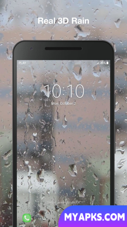Papel de parede animado Raindrops