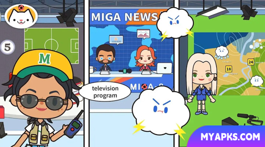 Micah's Town: Programa de TV