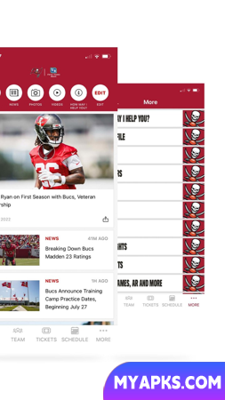 Celular do Tampa Bay Buccaneers