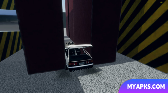 Simulador de colisão de carro Sandbox 3D