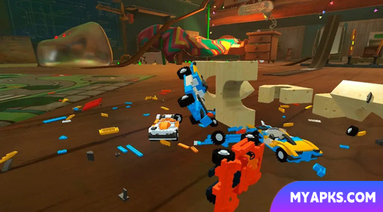 Carro de brinquedo Blocky Crash Online