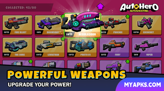 Auto Hero: Jogo de plataforma de tiro automático