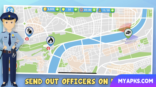 Police Inc: jogo de construção de delegacias de polícia