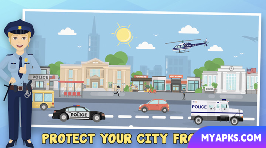 Police Inc: jogo de construção de delegacias de polícia