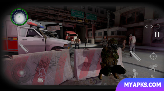 Cidade da zona morta do caos zumbi