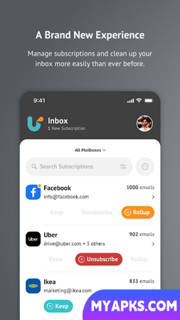 Unroll.Me - Limpeza de e-mail