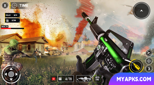 Jogo de tiro de atirador de tiro