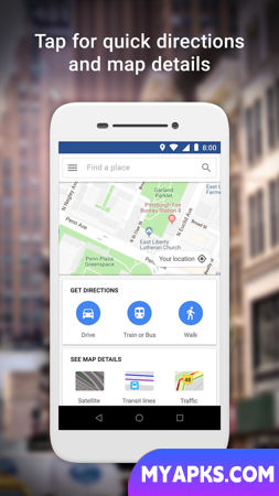 Google Maps Go - direções, trânsito e trânsito