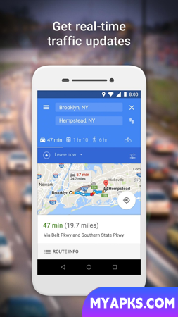 Google Maps Go - direções, trânsito e trânsito