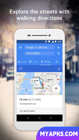 Google Maps Go - direções, trânsito e trânsito
