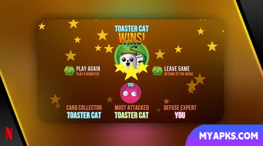 Versão do jogo Exploding Cats