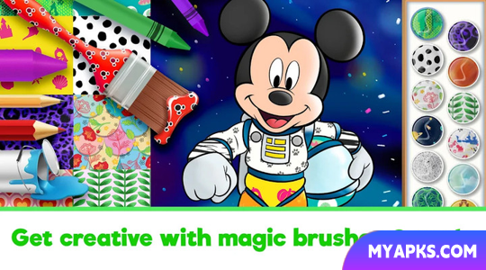 Mundo de colorir da Disney