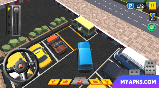 Car Parking 3D Pro : Dirigir um carro na cidade