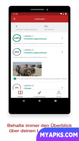 Carreira / aptidão na Bundeswehr