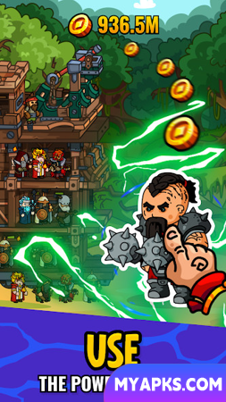 Taplands - jogo clicker inativo