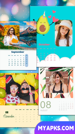 Moldura para fotos do calendário 2023