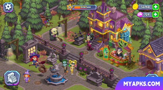 Fazenda de Halloween: Família Monstro