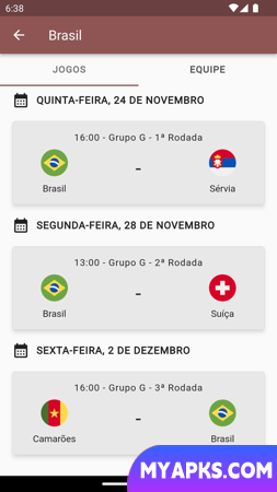 Copa 24h - tabela tempo real
