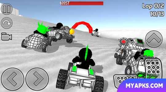Corrida de carros com casamenteiros