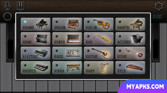 Meu Piano - Gravar e Tocar