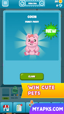 Máquina de garra Cute Pet Collect