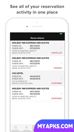 Localizador de hotéis da CLC Lodging