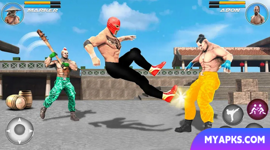 Jogo de luta de Kung Fu 3D off-line